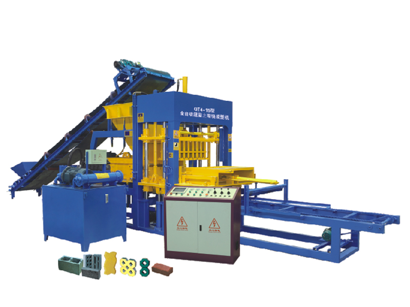 QT4-15A全自動混凝土砌塊成型機(jī)